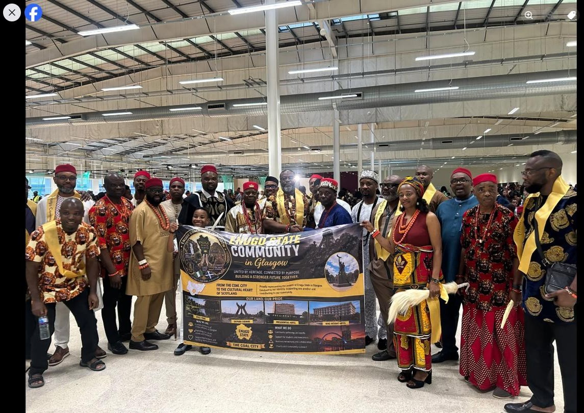 Enugu Community in Glasgow members at the New Yam Festival